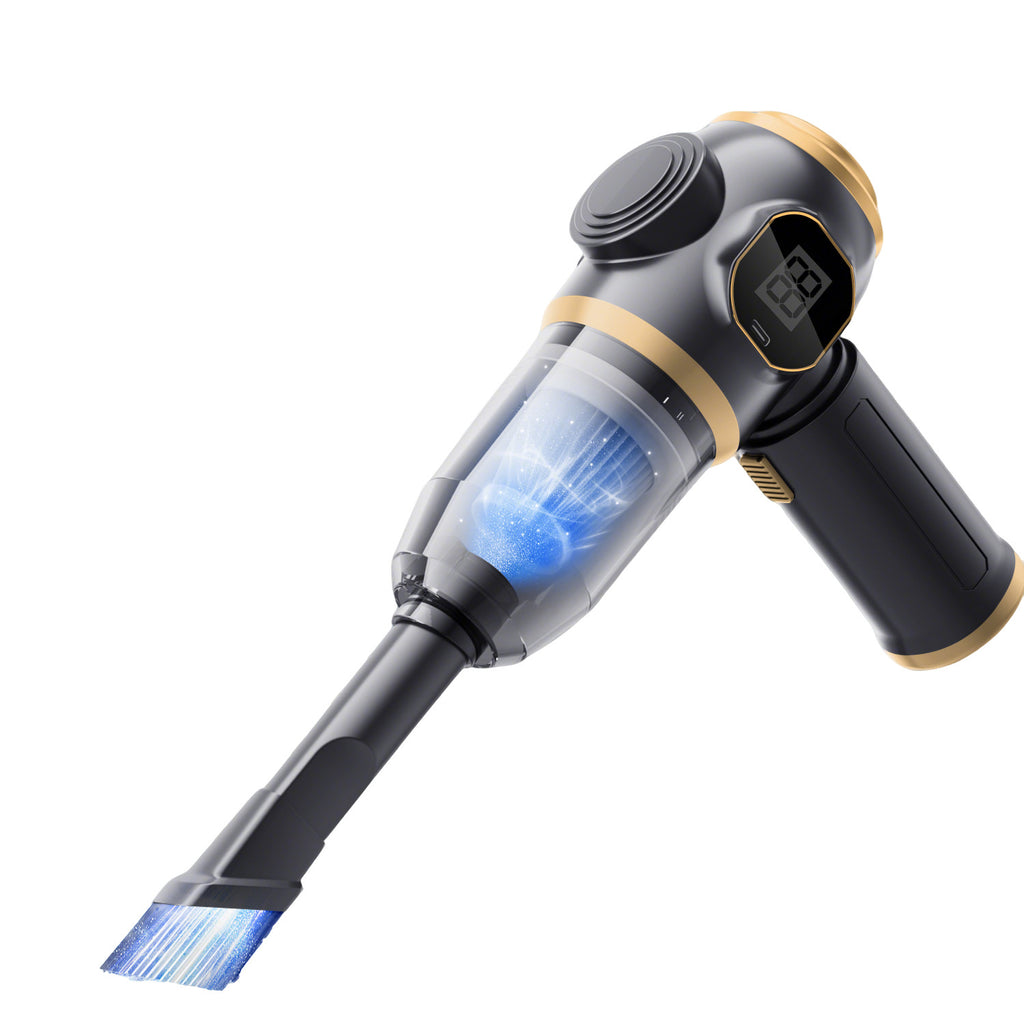 Vacuum Cleaner Car-mounted Suction and Blowing Integrated Small High-power Suction Wireless Handheld Dust Blower Household Desktop Vacuum Cleaner