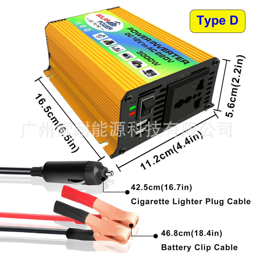 Solar System 12V Solar Energy Kit System：Inverter 30A Controller 36W Solar Panel