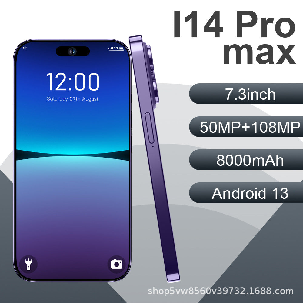 Mobile Phone i14proMax Intelligence16+1TB Android In Stock Wholesale New Model