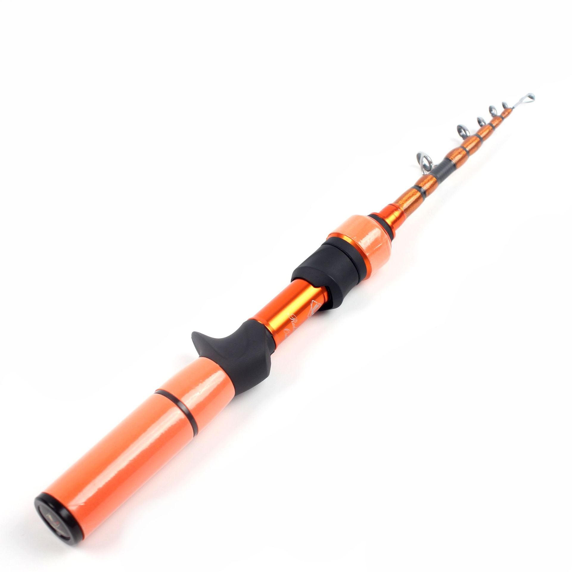 Scaling UL Orange Lure Fishing Rod for Bass Carbon Portable Lure Rod Lightweight and Soft Universal Small Fish Fishing Rod