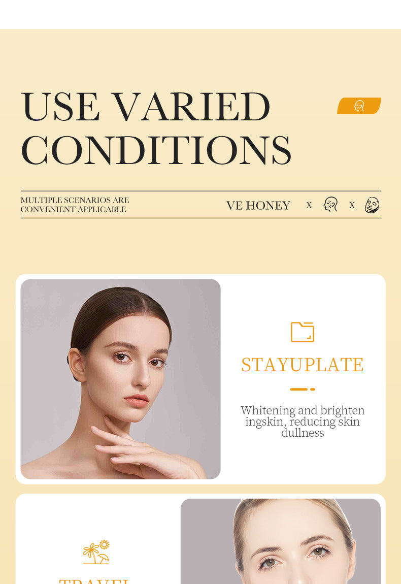 Honey Mask25g BIOAOUA Vitamin E Hydrating and Moisturizing Tablets Cross-Border Wholesale