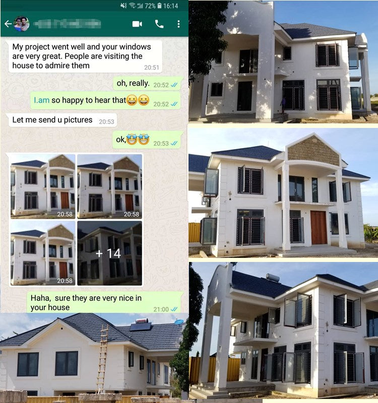 Used Modern Villa Residential Wrought Iron Stair Railing with 12mm Tempered Glass and Long Service Life