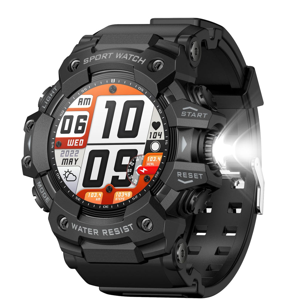 LC21Smart Watch Bluetooth Call True Heart Rate Step Sleep Compass Deep Waterproof Mechanical Style Sports