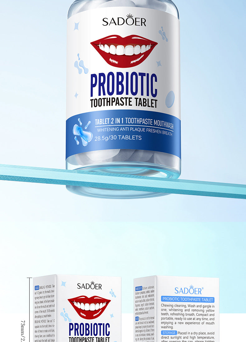 All-English Solid Toothpaste Series SADOER Sakura Whitening Anti-Yellowing Teeth Cleaning Toothpaste  Wholesale