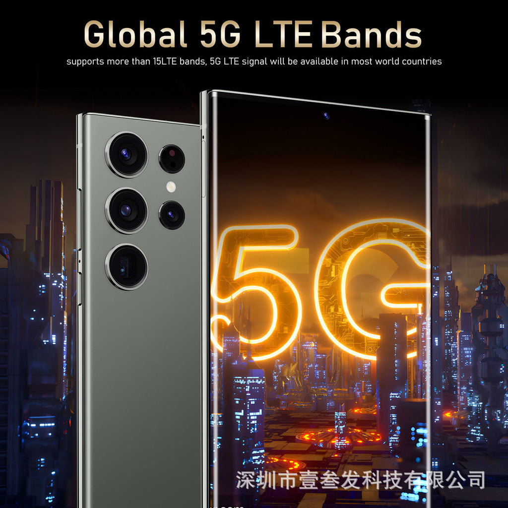 S24 Ultra Smartphone  4+64 High-end7.3Inch Large Screen Android Phone Source Work