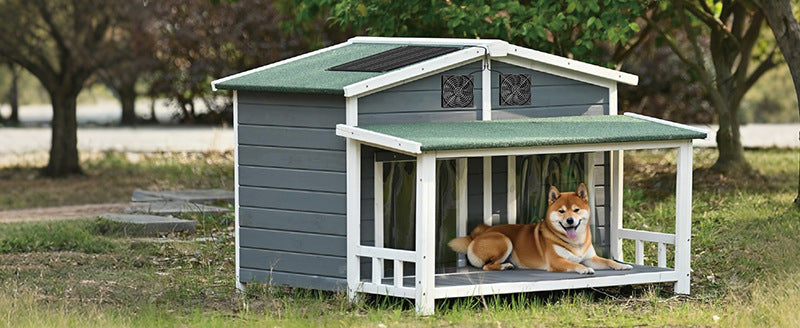 Exclusive Solar Photovoltaic Panel with Exhaust Fan Dual Fan Suitable for Backyard Chicken Coop Greenhouse Dog House Pet House