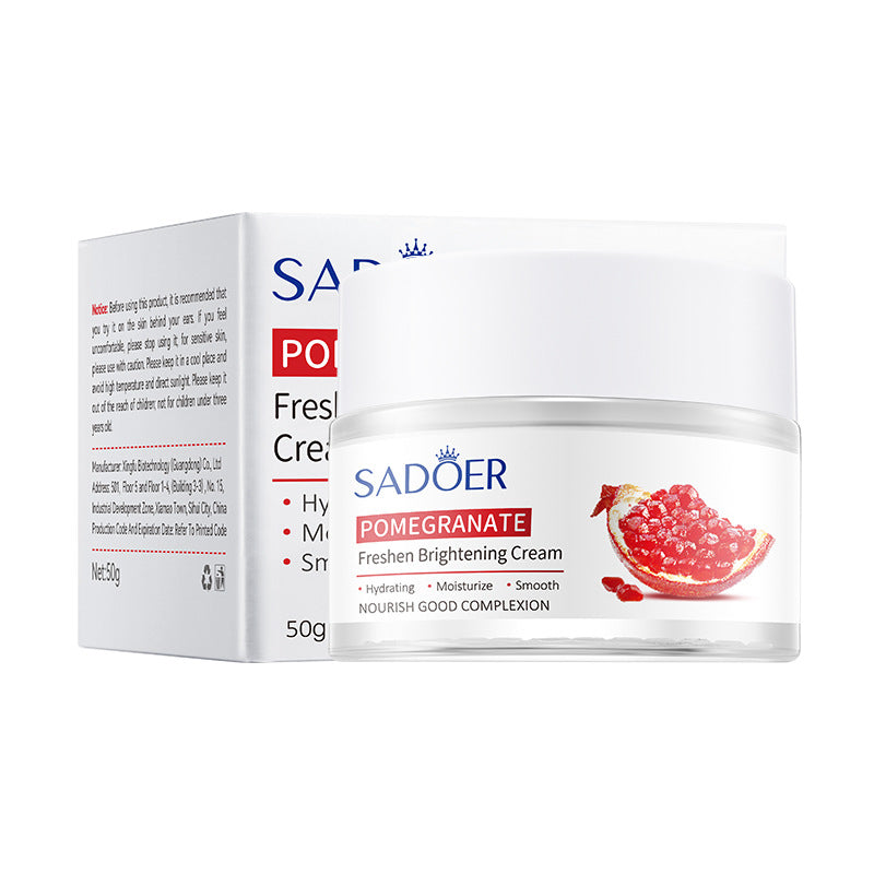Red Pomegranate Skincare Set SADOER Hydrating Moisturizing Cleansing Nourishing  Wholesale