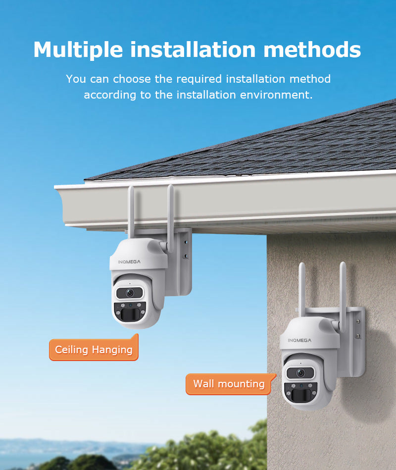 New4G Solar Camera Camera300Wan HD Full Color Night Vision Surveillance Outdoor Camera