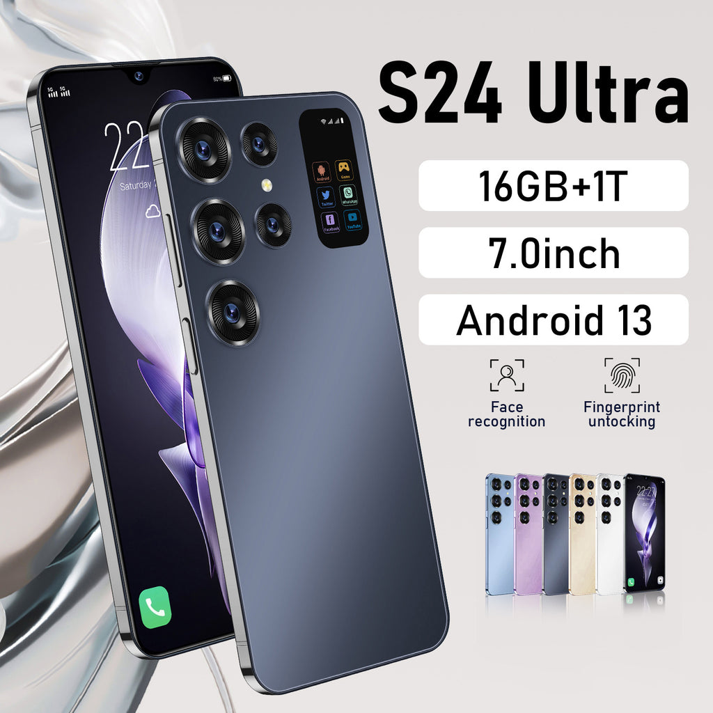 Hot-selling Mobile Phones S24 Ultra Large Screen5G Android Intelligence16+1T Wholesale Factory Price for Mobile Phones
