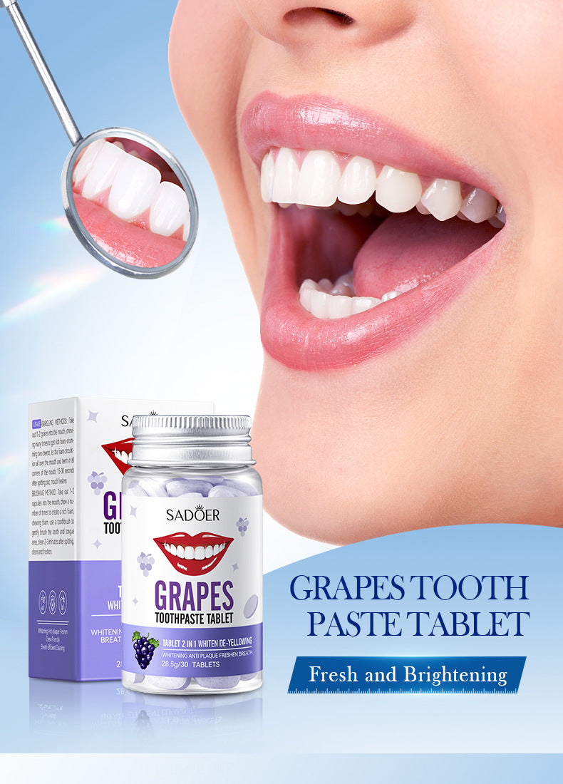 All-English Solid Toothpaste Series SADOER Sakura Whitening Anti-Yellowing Teeth Cleaning Toothpaste  Wholesale