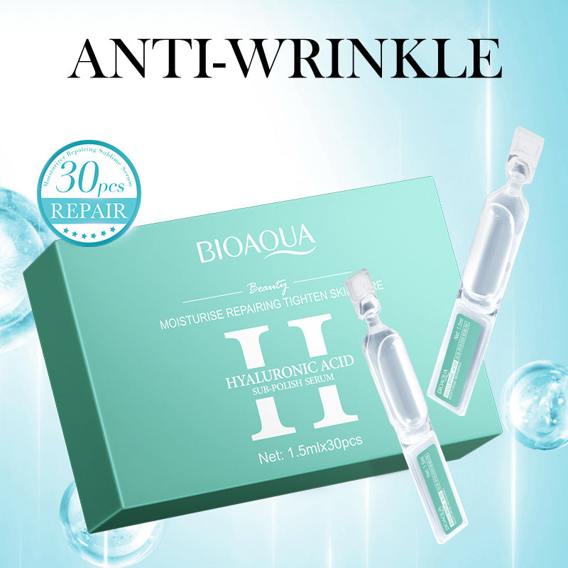 Hyaluronic Acid Moisturizing Ampoule Serum BIOAOUA Hydrating and Moisturizing Essence Liquid Cross-Border Wholesale