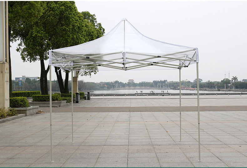 Plastic Tarp Sunroom Tent Simple Fully Transparent Sunshade Insulation Canopy Outdoor Courtyard Sunbathing Folding Rain Shelter