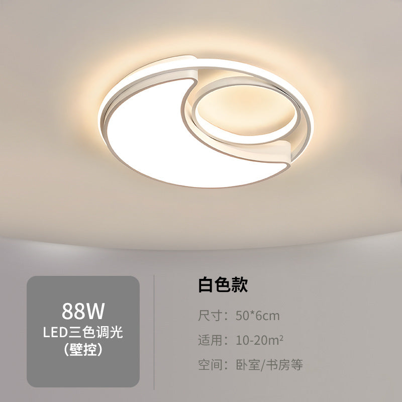 Master bedroom lamp ceiling lamp round room lamp simple modern home use led Nordic Style Study Lamp Cozy and Romantic