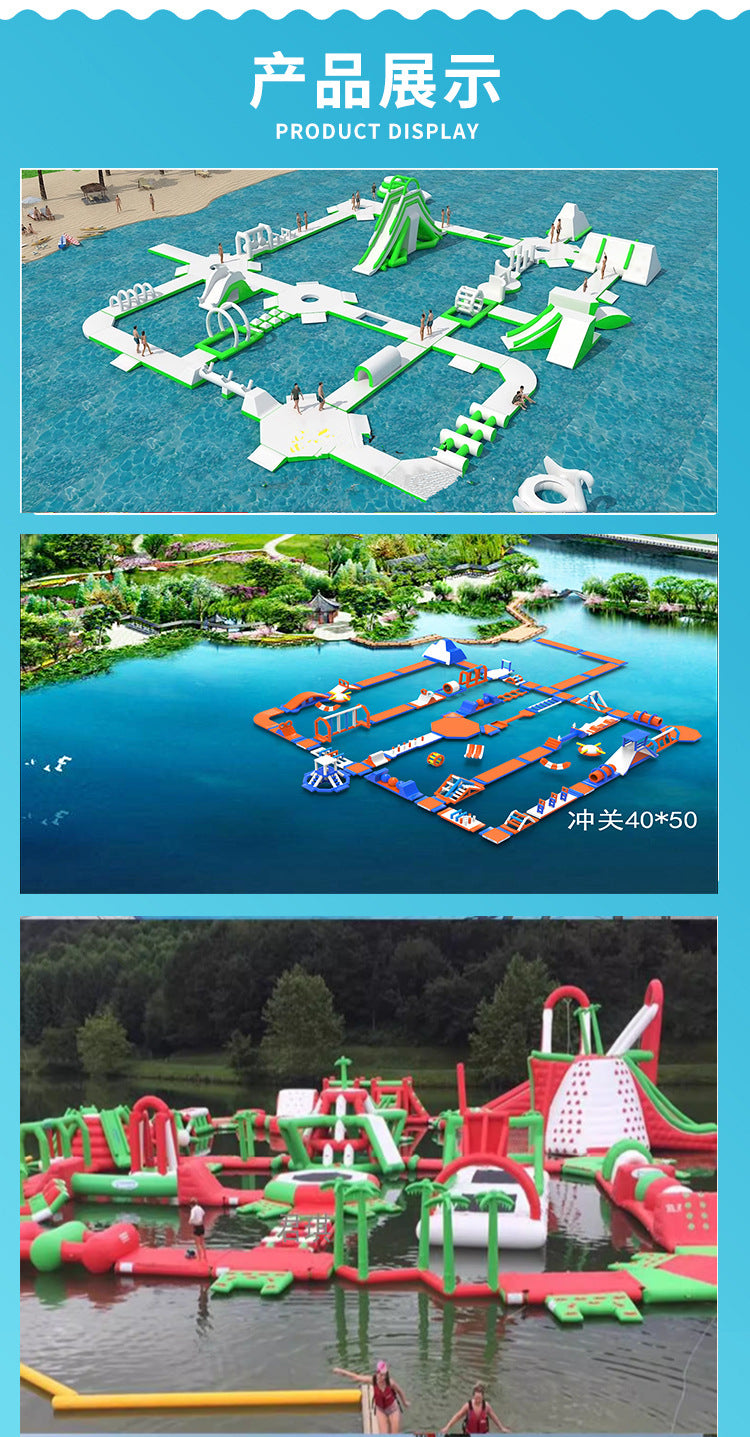 Water Park Obstacle Course Water Challenge Water Park Attractions for Adults and Children Water Park Amusement Park Manufacturer