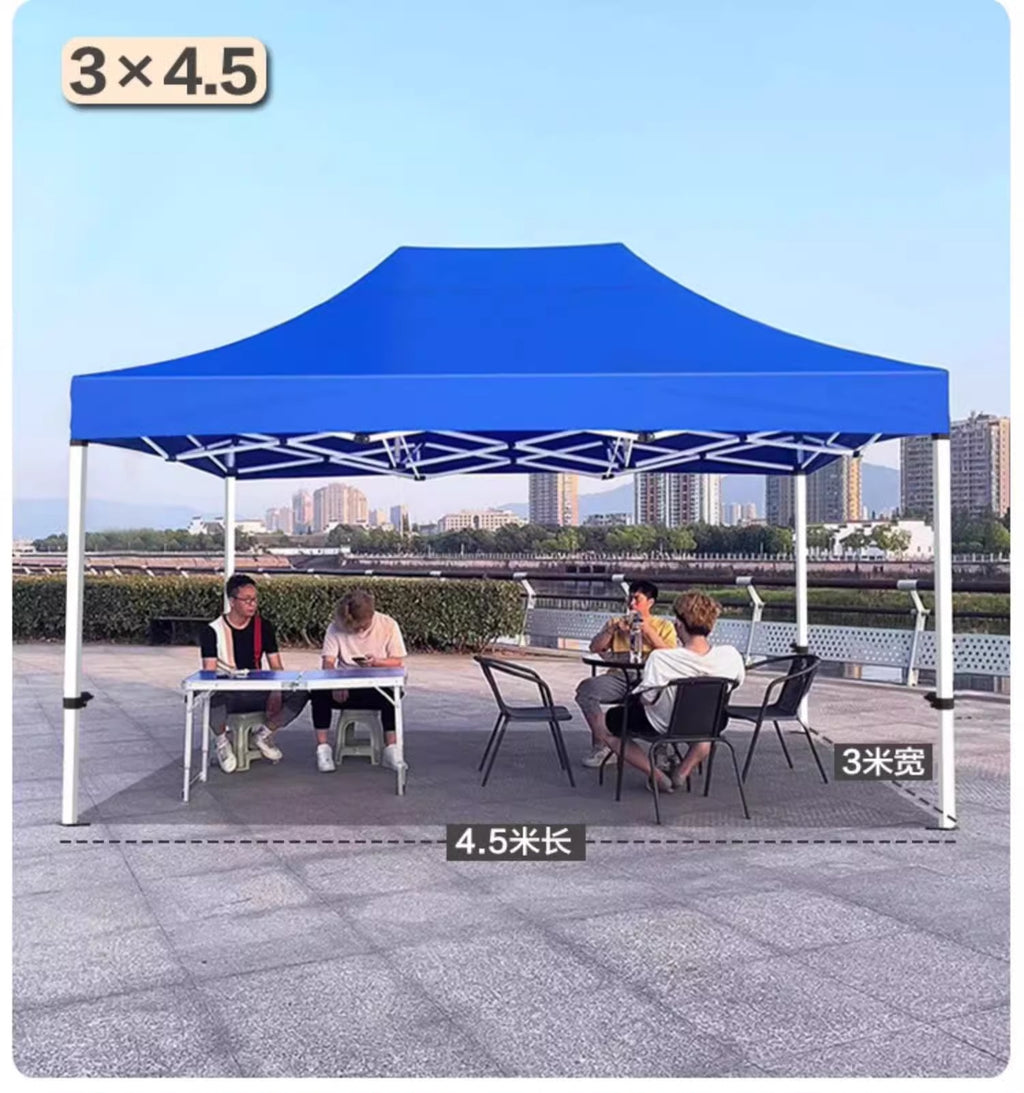 Sunshade Umbrella Sun Protection Stall Tent Large Outdoor Folding Large Umbrella Commercial Square Rain Shelter Courtyard