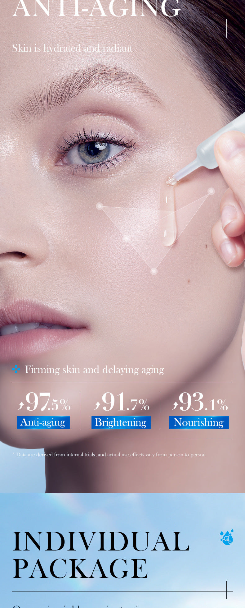 Full English Hyaluronic Acid Face Cream SADOER8D Anti-wrinkle Hydrating Nourishing Face Cream Moisturizing and Rejuvenating  Foreign Trade Wholesale