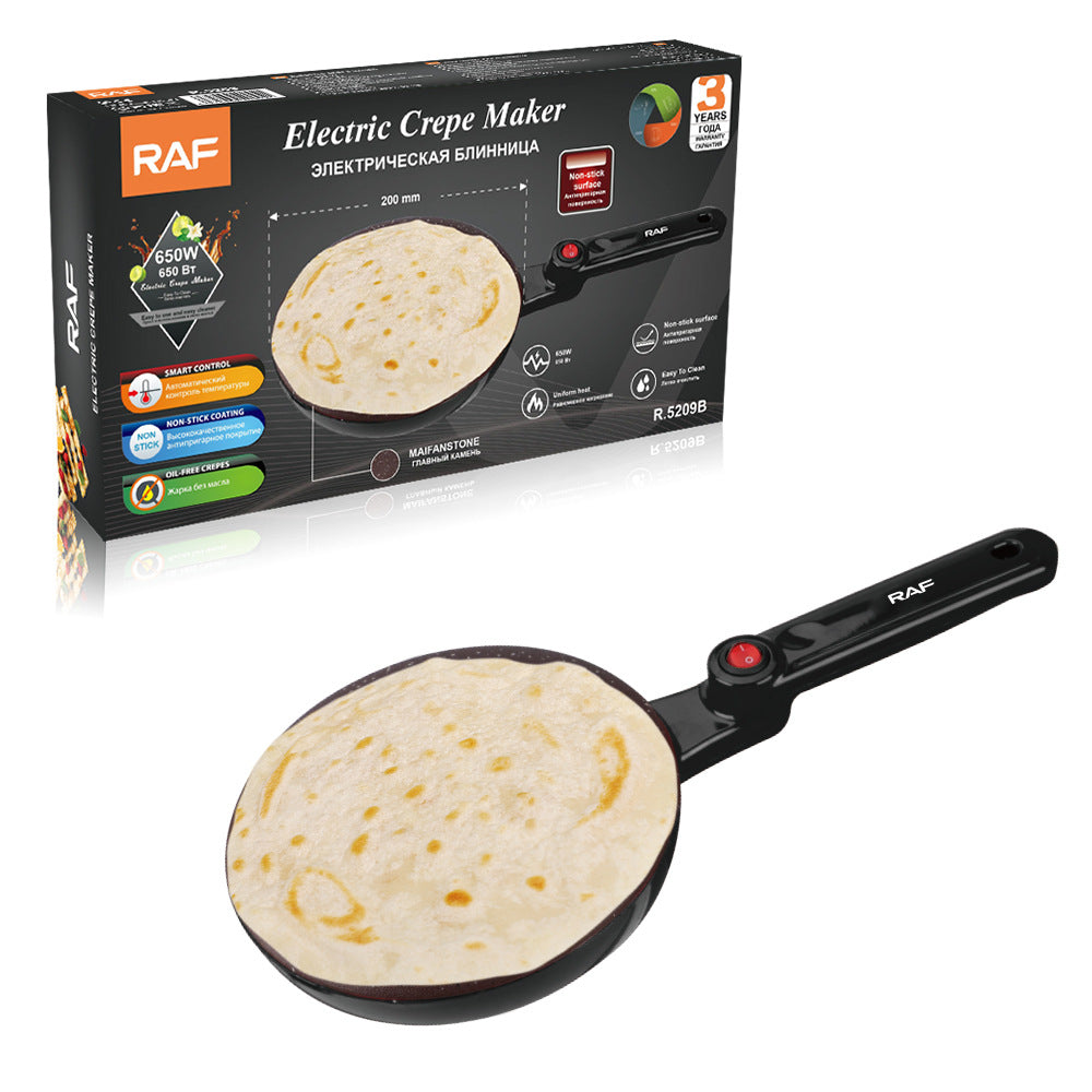 RAF European Standard Thin Pancake Maker Spring Roll Skin Maker Multi-Functional Household Pancake Pan Electric Pancake Pan