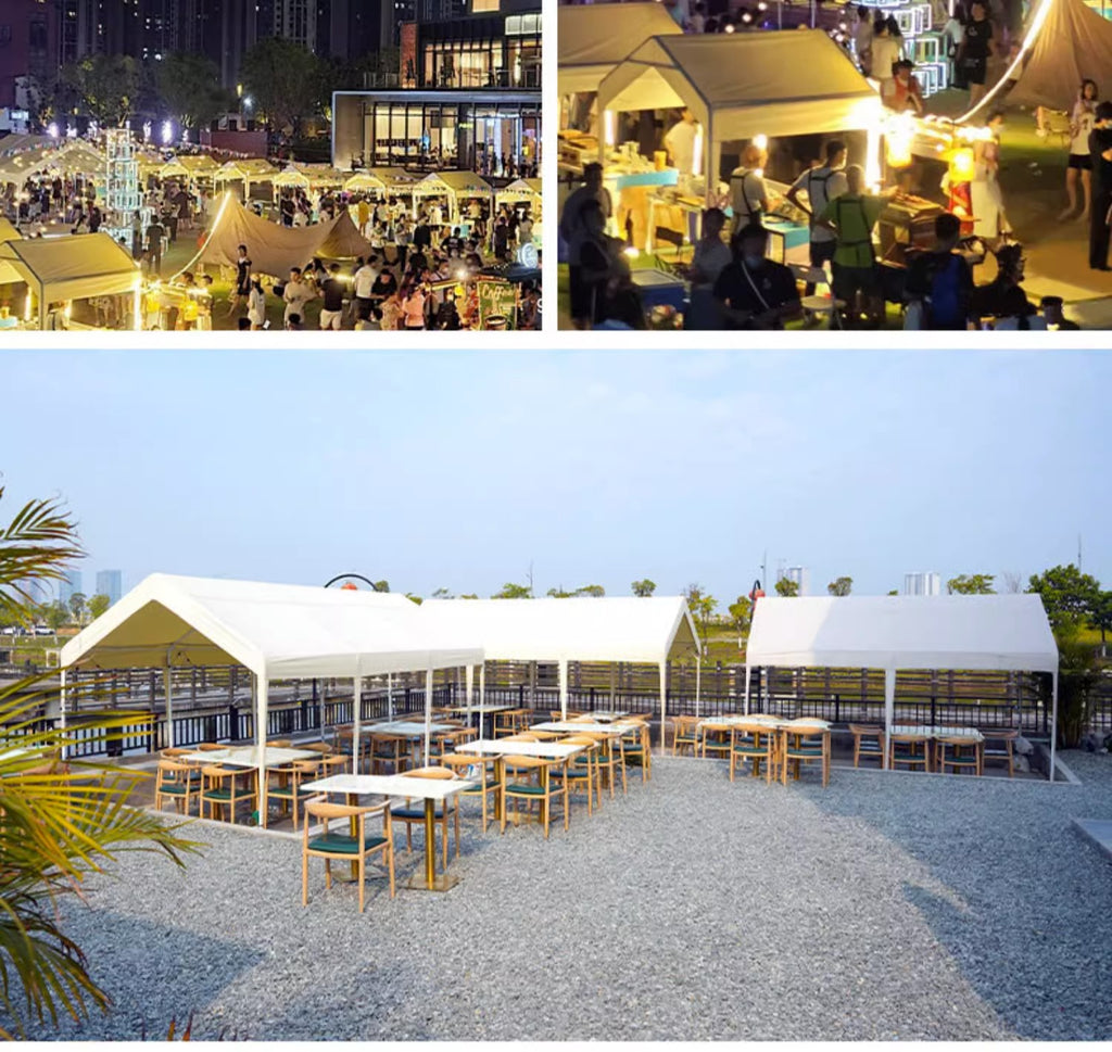 Night Market Stall Internet Celebrity Tent Courtyard Outdoor Foldable Advertising Rainproof Sunshade Four-Corner Umbrella Parking Shed