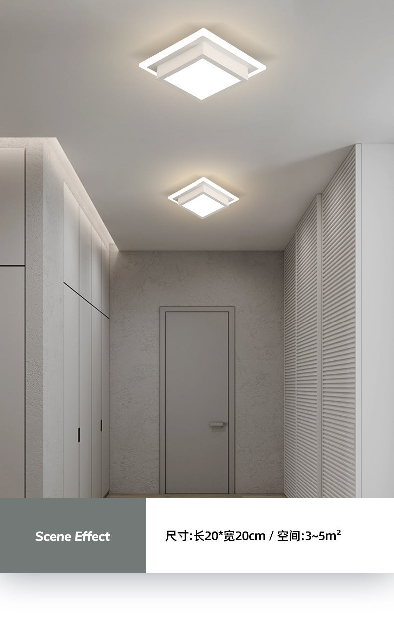 Corridor Light led Aisle Light Simple Modern Entryway Light Ceiling Embedded Household Spotlight Surface Mounted Downlight