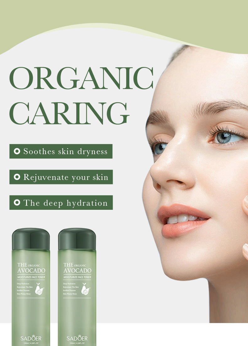 Avocado Toner130ml SADOER Hydrating Moisturizing Lotion Cross-Border Wholesale