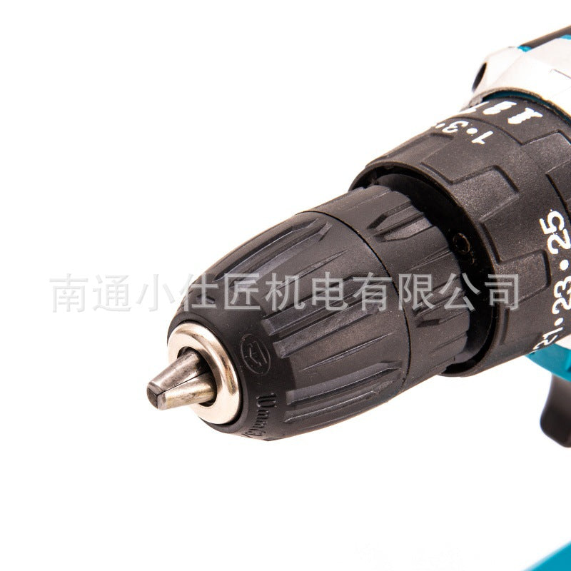 Brushless Lithium Battery Industrial Grade Cordless Drill Dual-Speed Impact Drill Household Multi-Function Electric Screwdriver One Battery One Charger