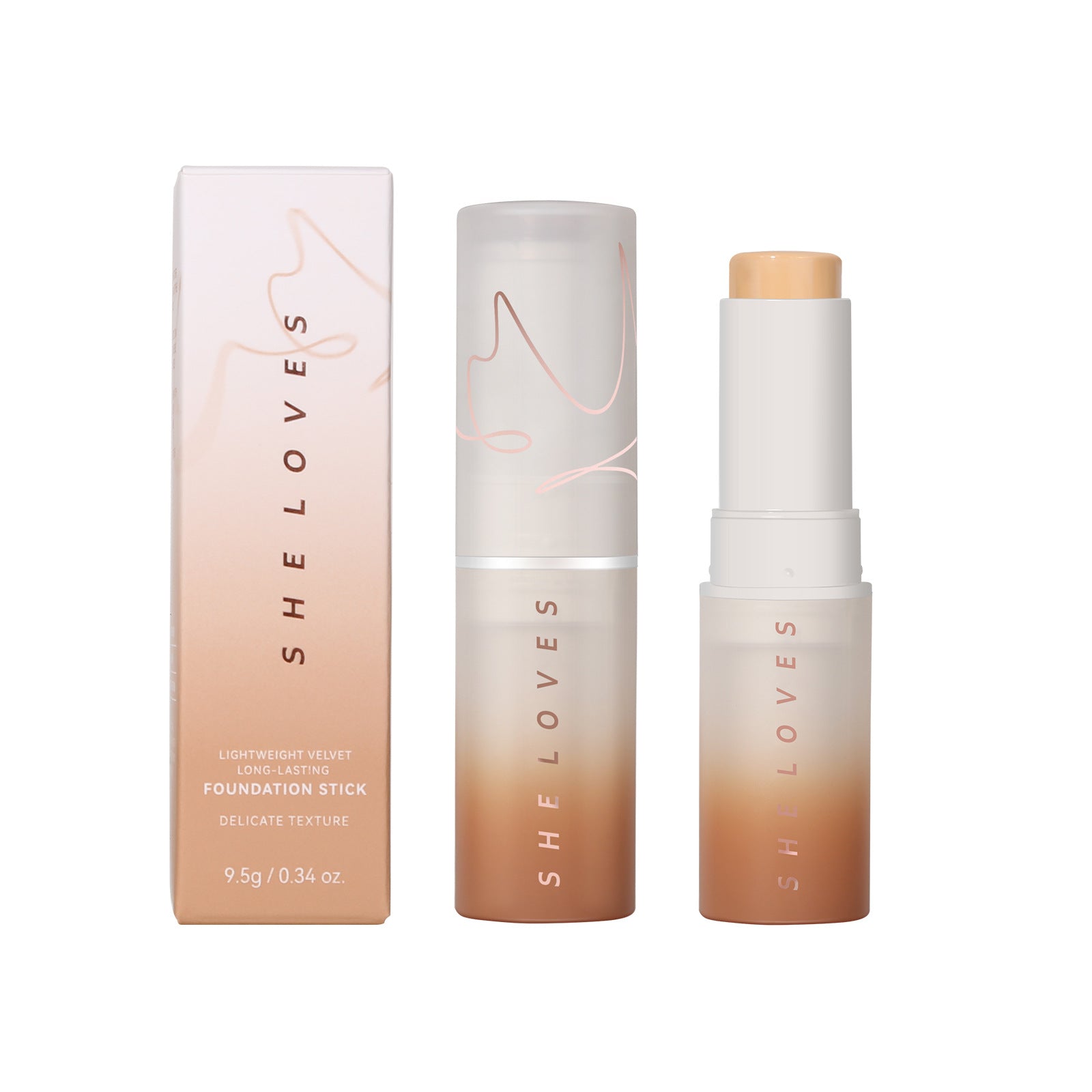 Exclusive Supply sheloves Matte Foundation Stick Concealer Foundation Liquid Non-Cakey Foundation Cream Long-Lasting Foundation Cream