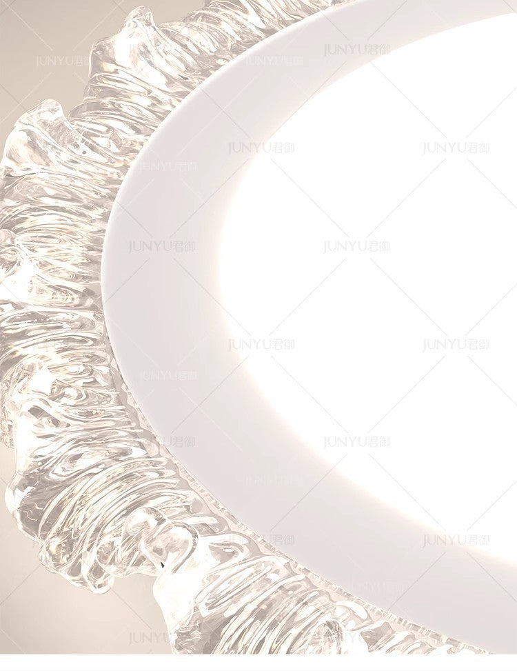 Light Luxury Living Room Ceiling Lamp New Crystal Lamp Cream Style High-end Bedroom Main Lamp Round Shape led Eye Protection Lighting