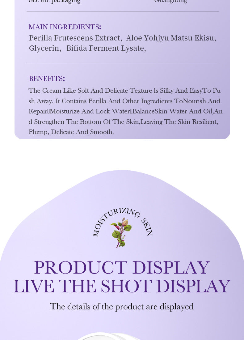 Polypeptide Perilla Skin Care Set  BIOAOUA Clean and Moisturizing Five-Piece Set  Wholesale