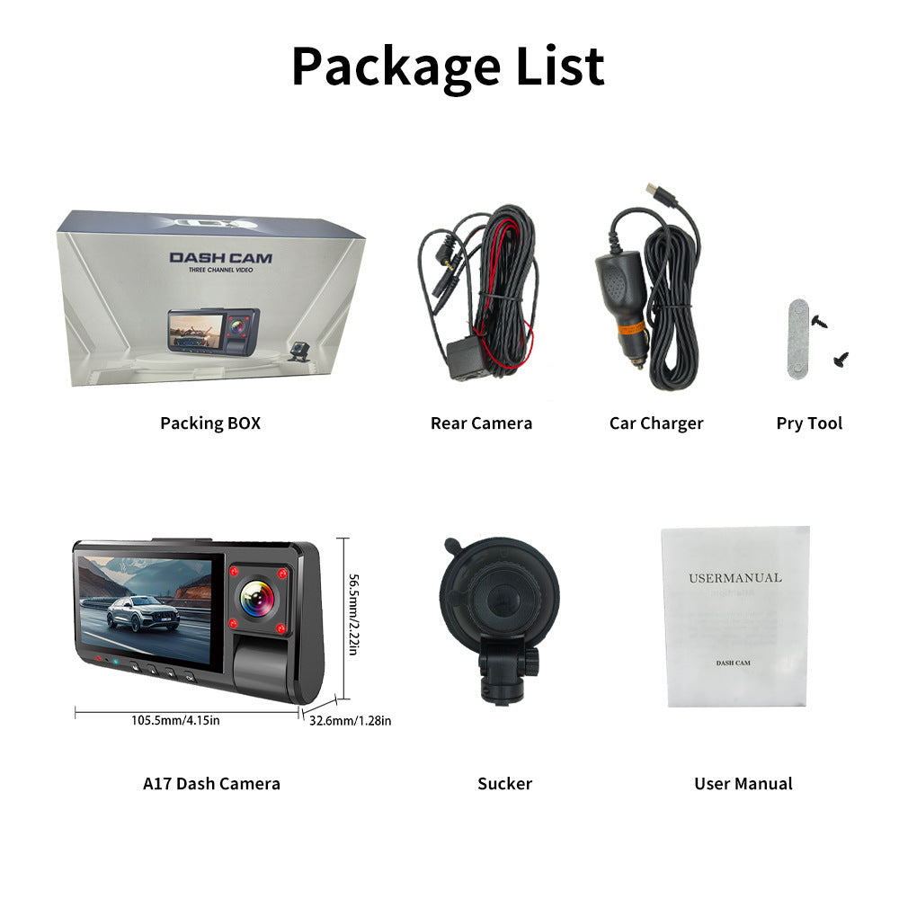 Sanlu Driving Recorder New Model3Touchscreen WIFI Vehicle-Mounted Surveillance Night Vision1080P Hd Camera