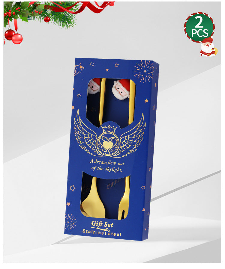 Pendant Jewelry Small Spoon DIY Coffee Children's Dessert Stirring Stick Ice Cream Popsicle Christmas Gift Tableware Spoon