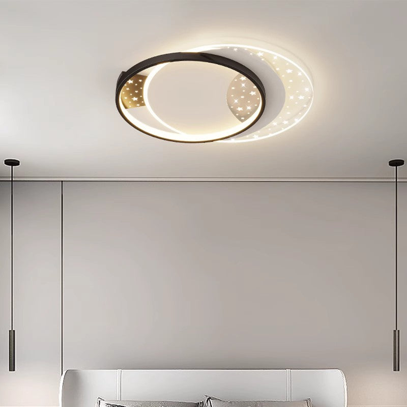 LED Light Luxury Living Room Main Light Starry Sky Restaurant Chandelier Modern Simple Nordic Bedroom Ceiling Light Full House Package