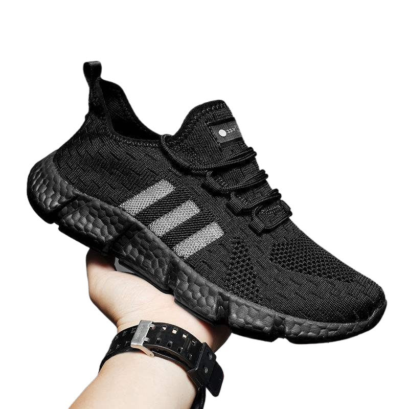 Spring New Anti-Odor Ultra Soft Real Popcorn Cushioning Breathable Shock-Absorbing Casual Running Sports Trendy Shoes for Men