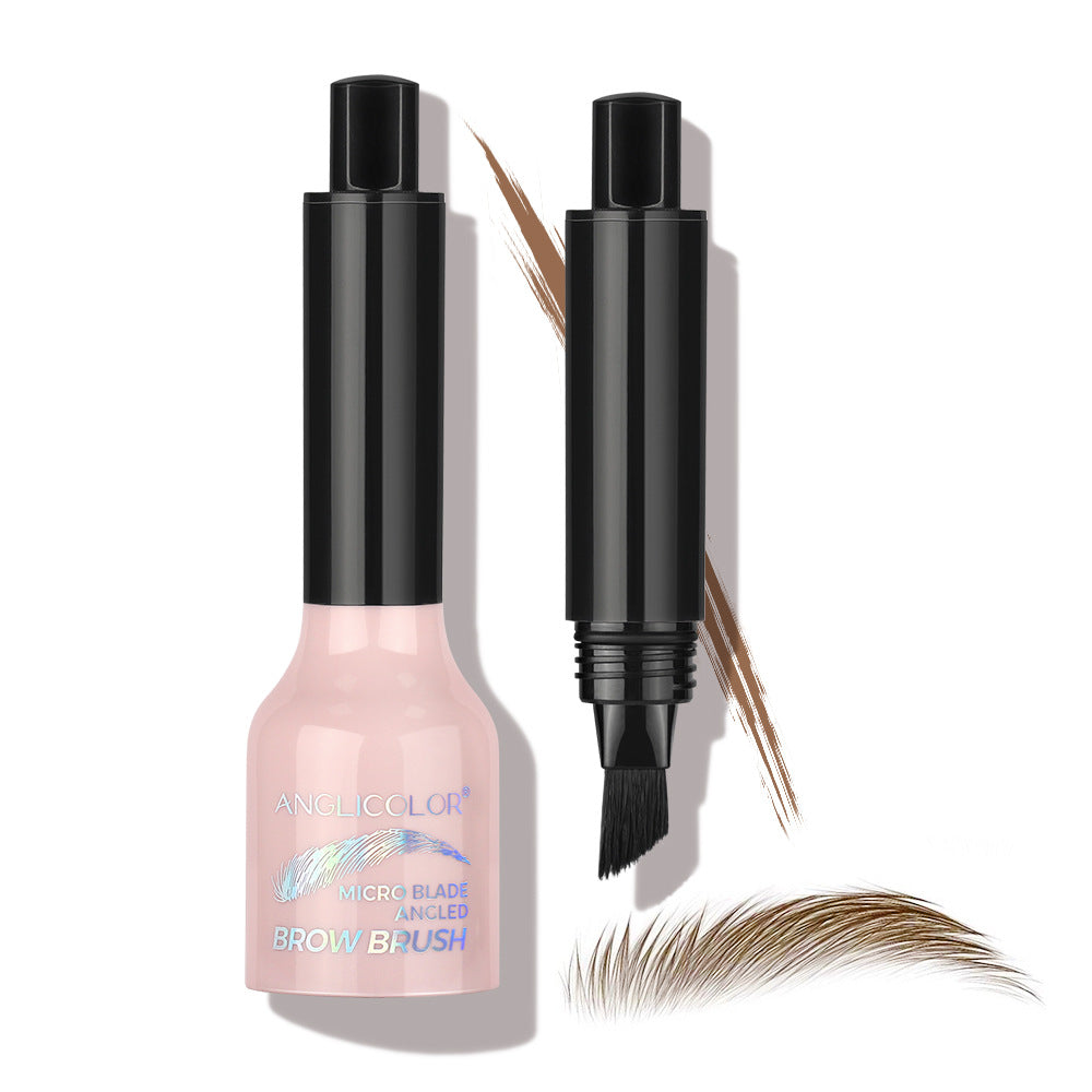 Hot-Selling Eyebrow Dye Cream Waterproof Smudge-Proof Large Brush Eyebrow Cream Long-Lasting Color No Smudging Natural Eyebrows