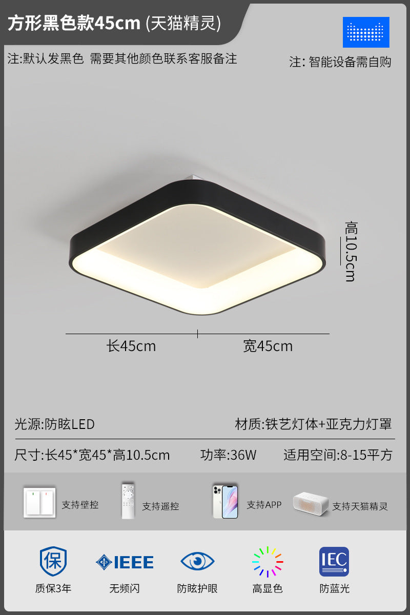 2025New Year's New Internet Celebrity Lighting Collection Master Bedroom Ceiling Light Simple Modern Nordic Style Room led bedroom lamp
