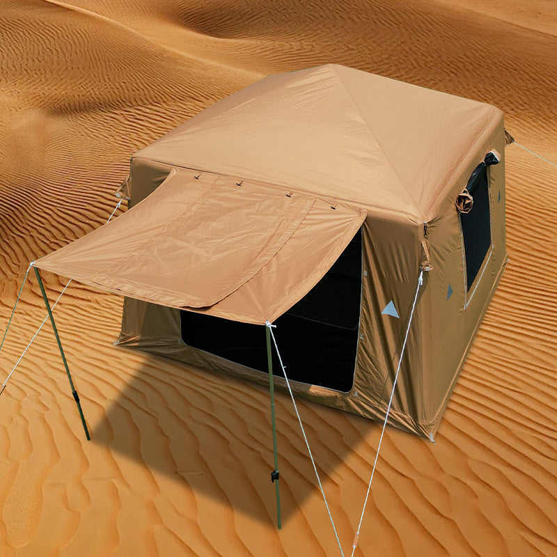 Wholesale Inflatable Tent from Source Factory Middle East Saudi Arabia Tent Black Coating Sunproof Rainproof Automatic Quick Open3*