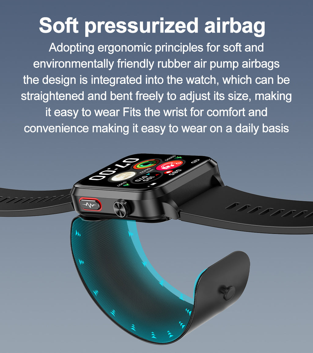 New S11Air Pump Type Precision Blood Pressure Smart Health Watch ECG Uric Acid Blood Lipid Monitoring Smart Watch