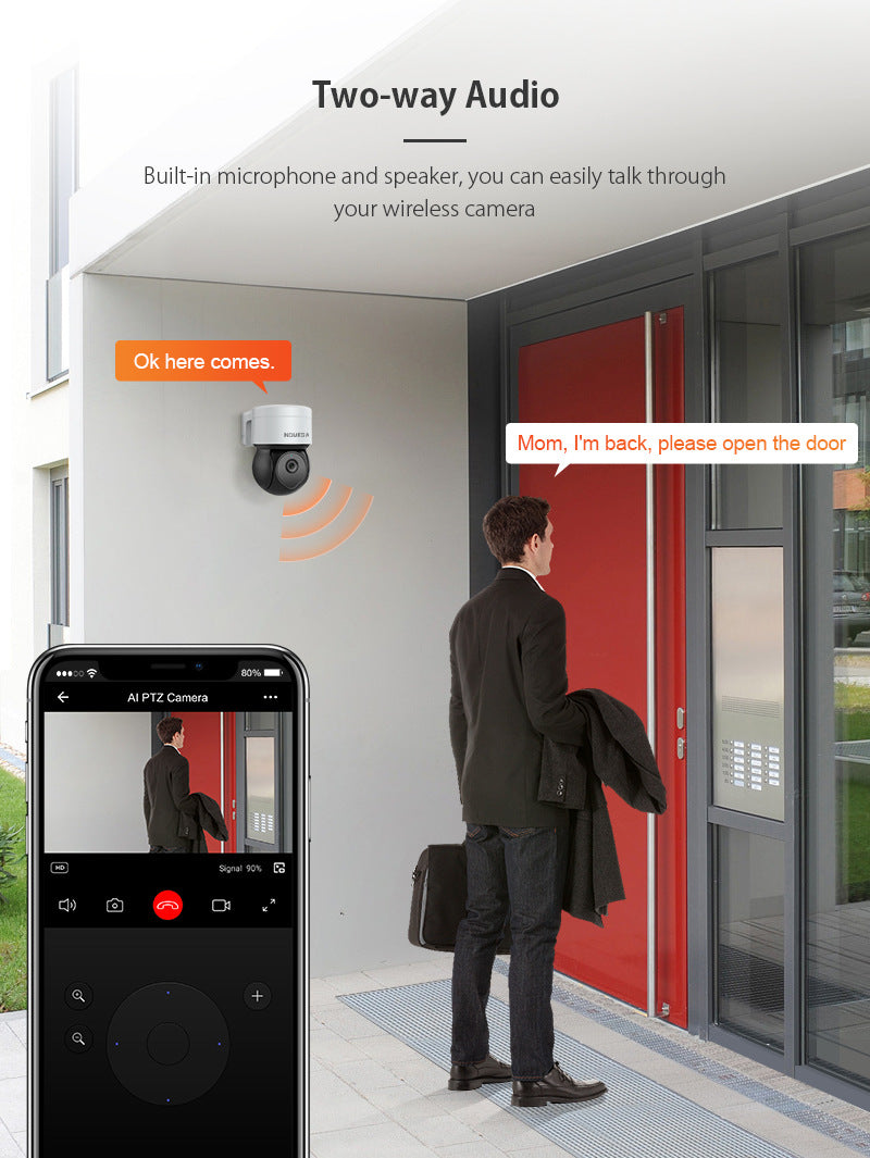 Factory Private Model Tuya Camera500High Definition Surveillance Dome Camera with Night Vision WiFi Graffiti IP66