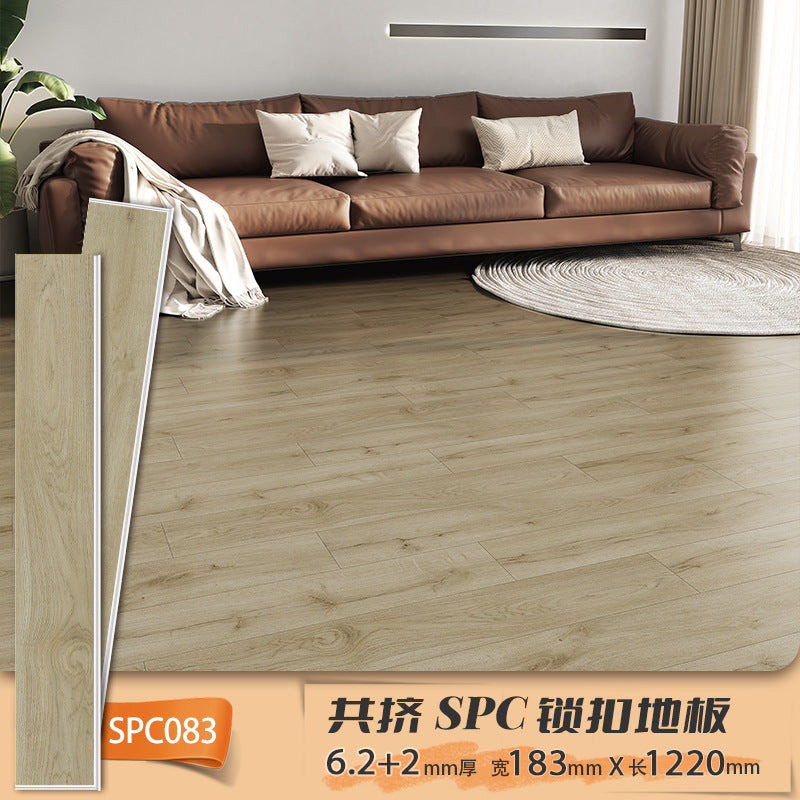 Anti-Slip Waterproof Fireproof Locking Eco-Friendly Flooring Commercial Project spc Stone Plastic Locking Type PVC Stone Crystal Flooring
