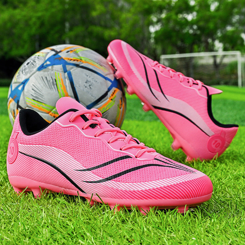 New professional football shoes for men and women teenagers TF Broken Nail AG Long Spike Lightweight Wear-Resistant Competition Training Shoes