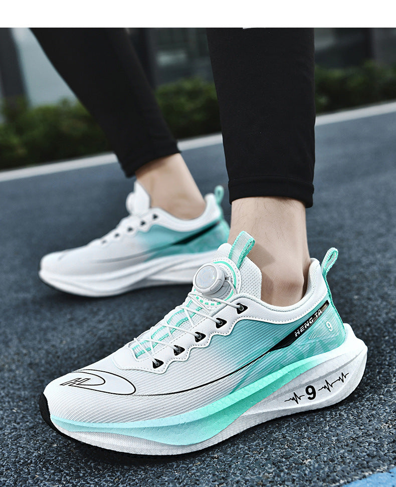 Red Rabbit9pro Racing Carbon Plate Running Shoes Breathable Mesh Sports Training Shock Absorption for Older Children and Adults Non-Slip Athletic Shoes