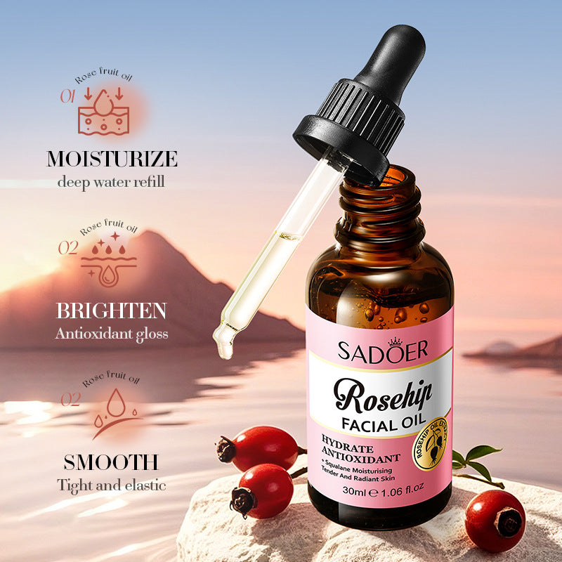 Rosehip Antioxidant Hydrating Essence SADOER Moisturizing facial essential oil cross-border foreign trade wholesale