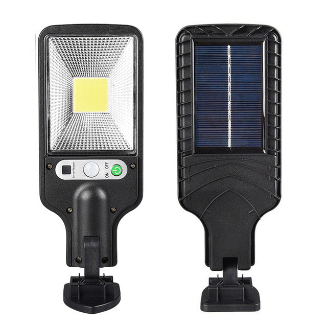 Outdoor Solar Street Light New Human Body Sensing Garden Light with Remote Control LED Wall Lamp Waterproof Garden Light