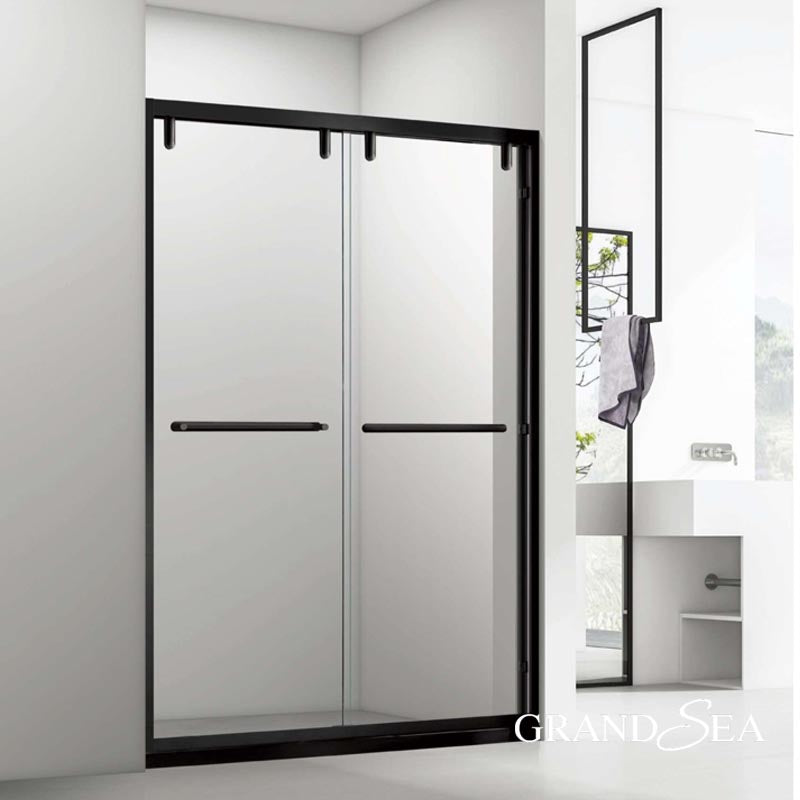 Hot Sale Entry Easy Sliding Shower Door Arch shape  Adjustment 8mm Tempered Glass Shower Room
