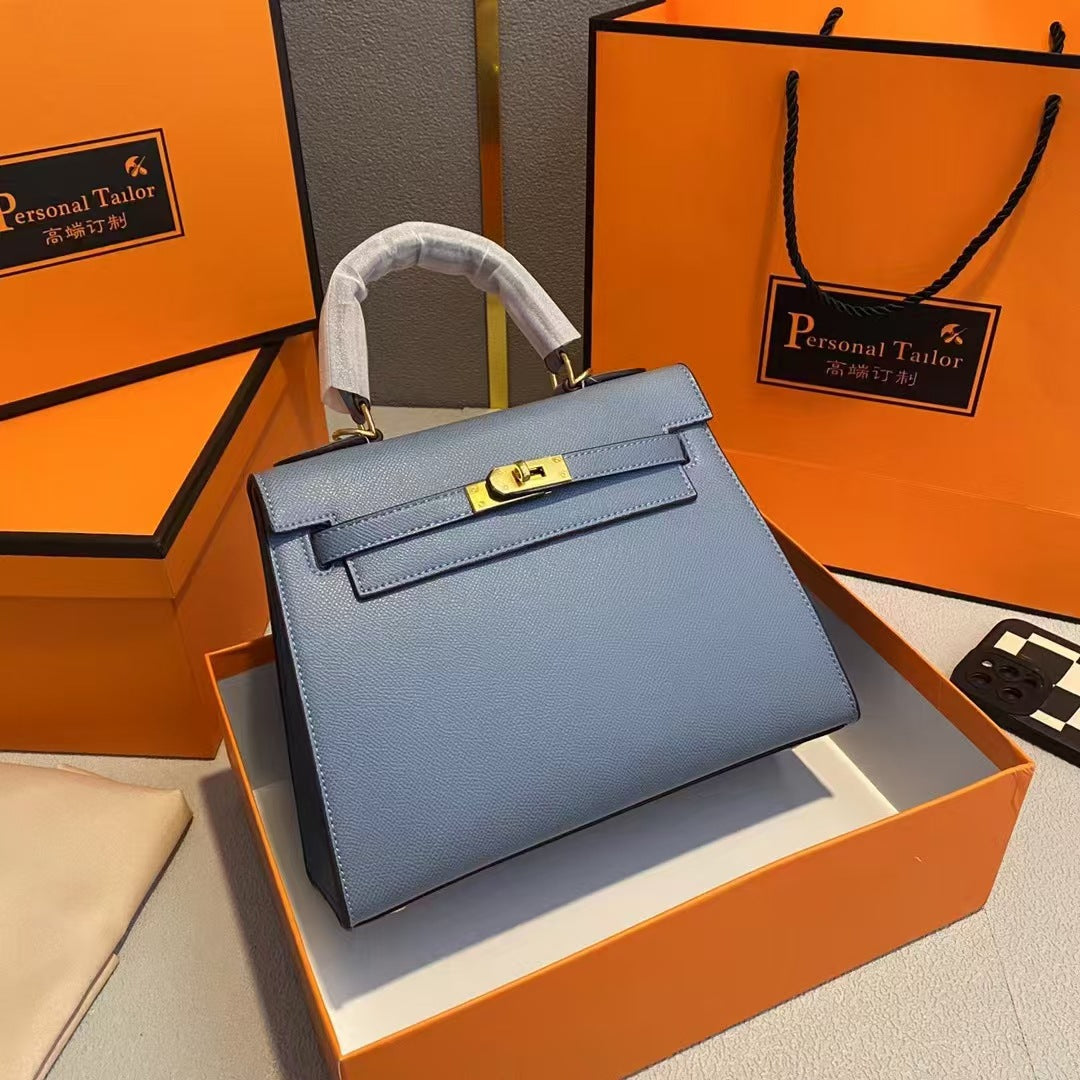 Hot Sale New Fashion Handbag for Women Platinum Kelly Bag Women's Shoulder Crossbody Bag Versatile Trendy Handbag