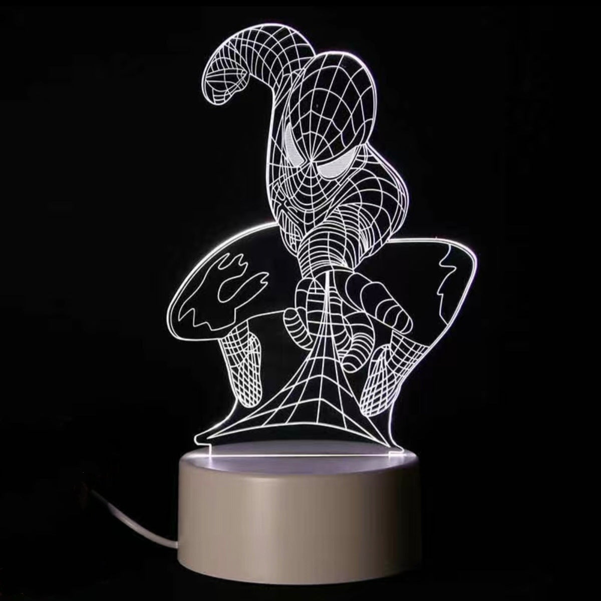 3D Night Light Acrylic Colorful Touch Remote Control Atmosphere Light Wholesale Dropshipping Creative Small Gift Factory