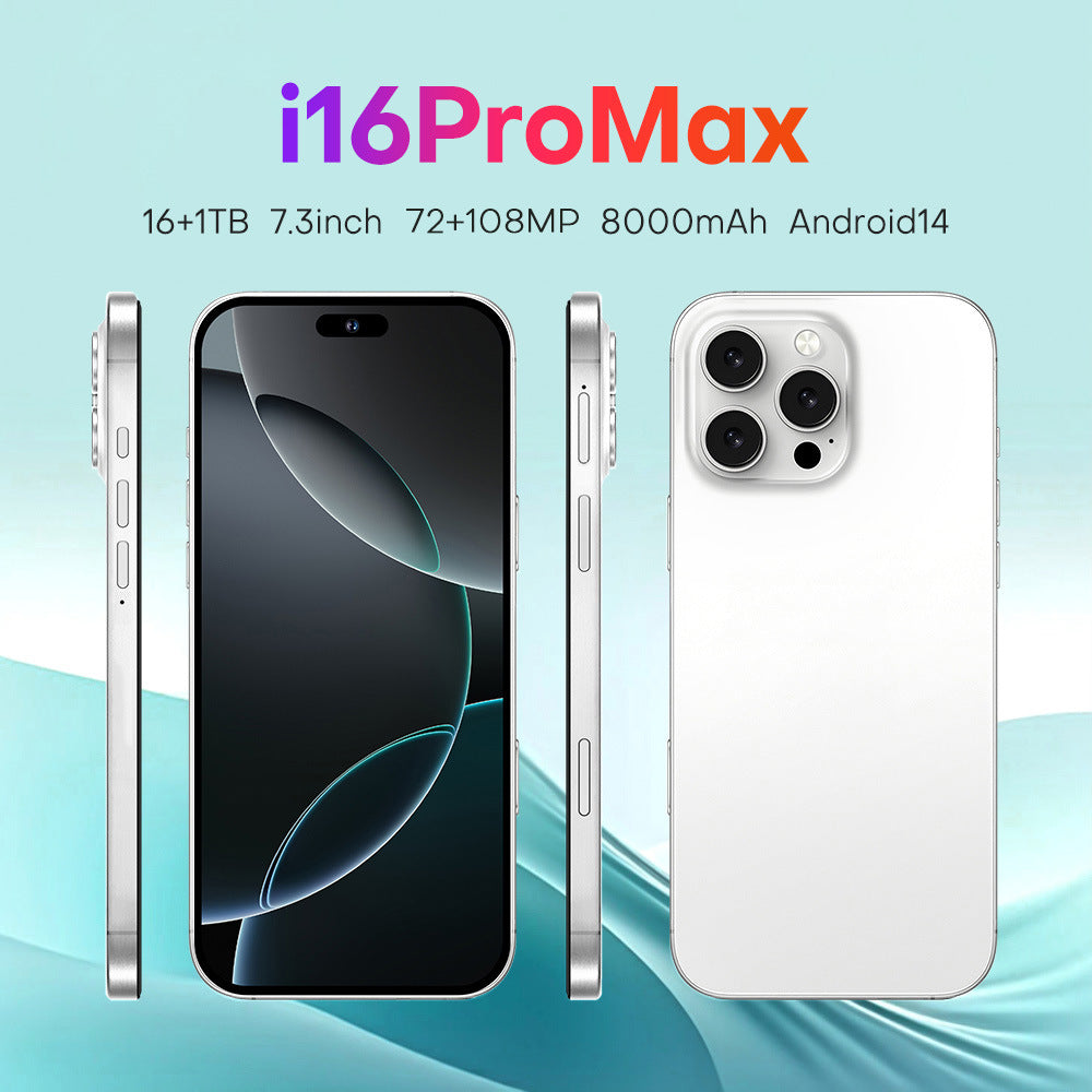 2025i16 ProMax Original Android Smartphone16+1T Shopee E-commerce