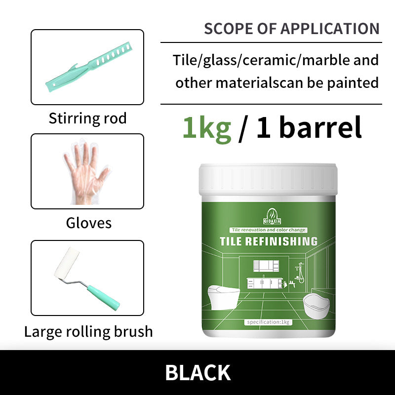 Xiyin Water-Based Tile Paint Bathroom Floor Tile Renovation Paint Special Paint Wear-Resistant Glass Color-Changing Paint Tile Paint