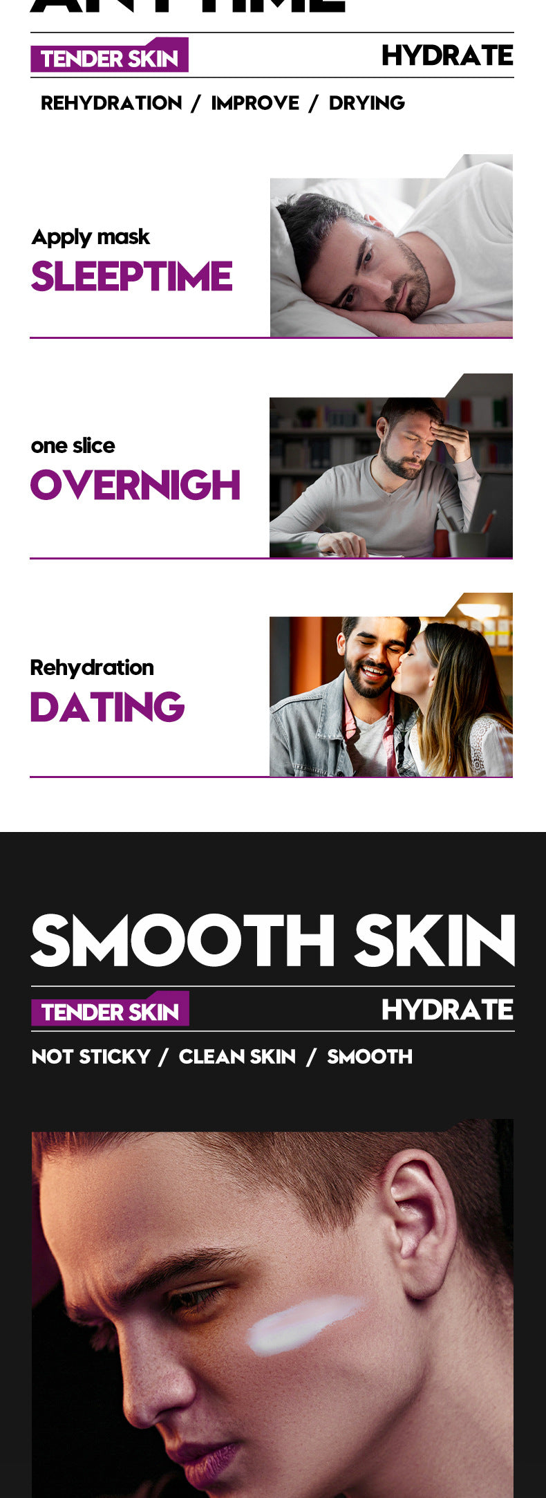 Men's lotion SADOER Cool and Refreshing Men's Vaseline Hydrating Toner Lotion Cross-Border Wholesale