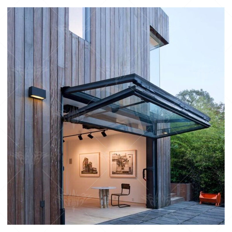 Customized Aluminum Folding Window Home Use Fold up Window Project Kitchen Folding Window