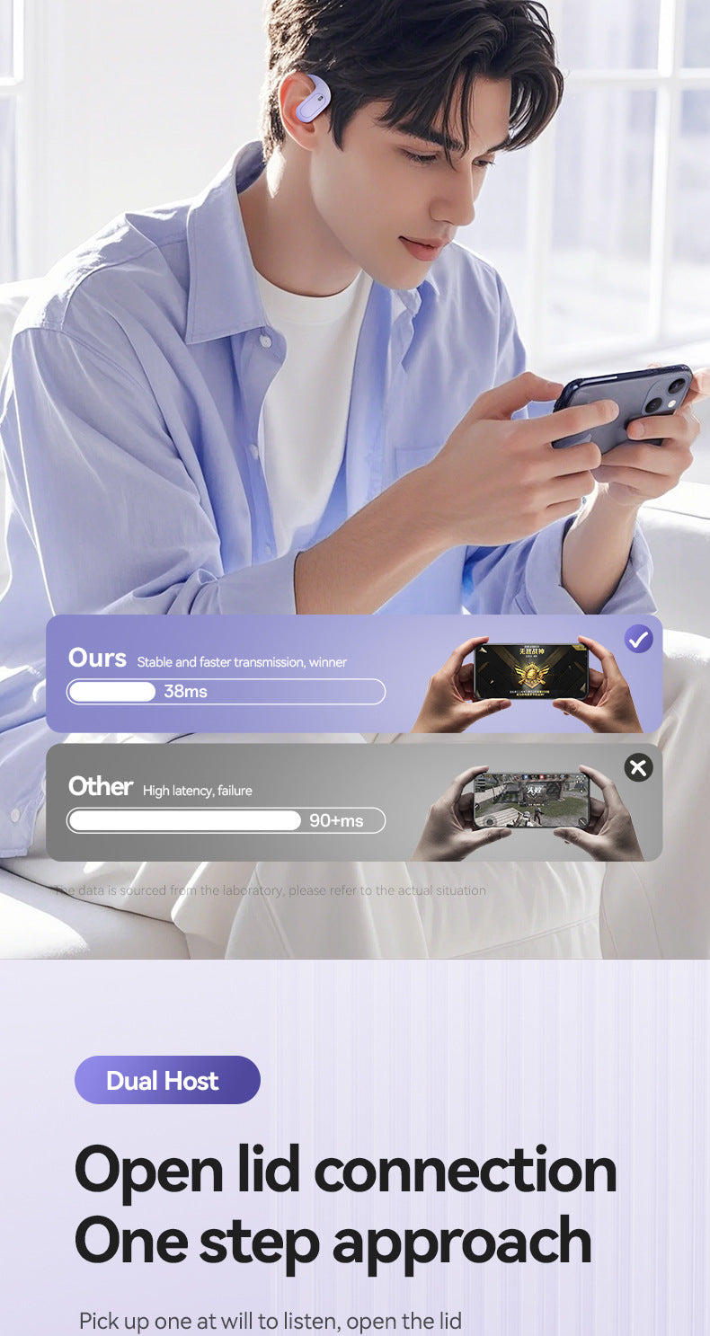 M112Hot-selling Mini Fan Mini You OWS Bluetooth Headset Open Ear Hanging Wireless Bluetooth Headset